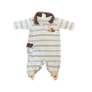 Vintage Winnie the Pooh & Tigger Newborn Onesie Disney